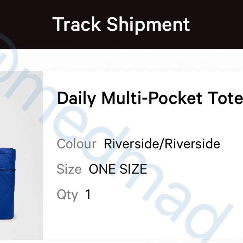 NWT Lululemon Daily Multi-Pocket Tote Bag 20L Riverside - Picture 2 of 6